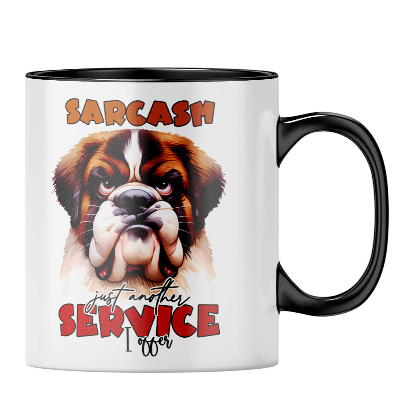 Sarcasm is My Service Coffee MugB-Black