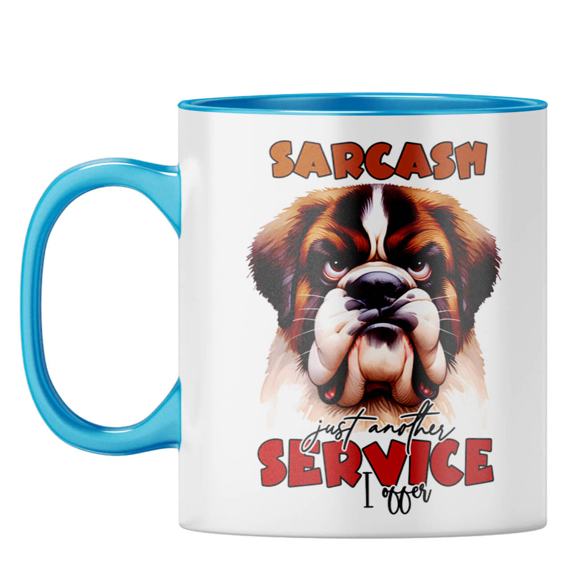 Sarcasm is My Service Coffee Mug Light Blue