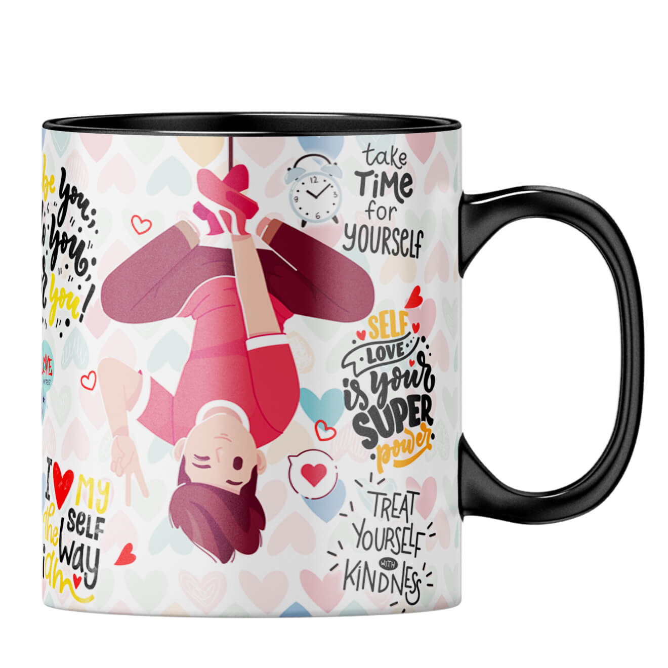 Self Love Fancy Mug Coffee MugB-Black