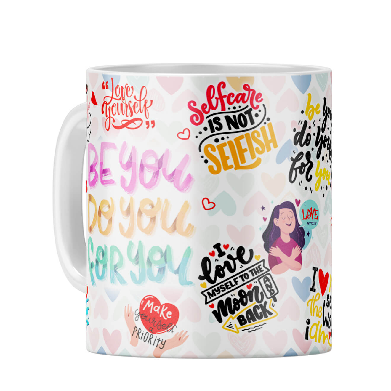 Self Love Fancy Mug Coffee Mug White