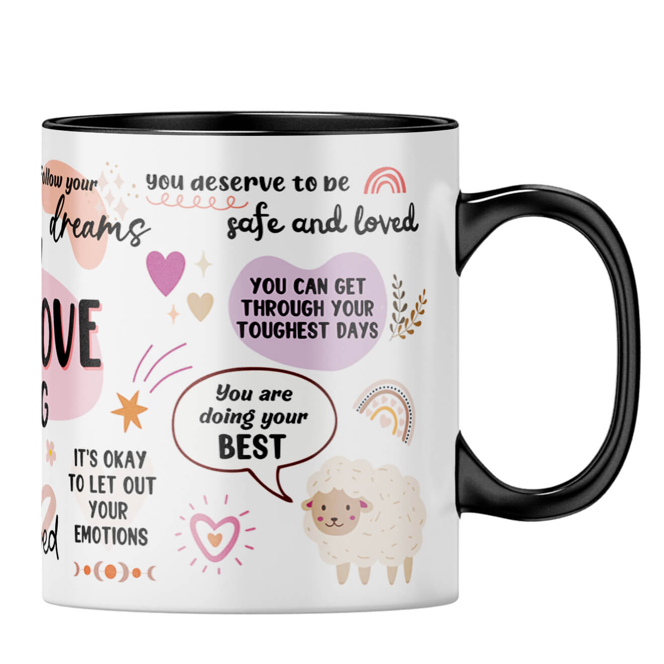 Self Love Coffee MugB-Black
