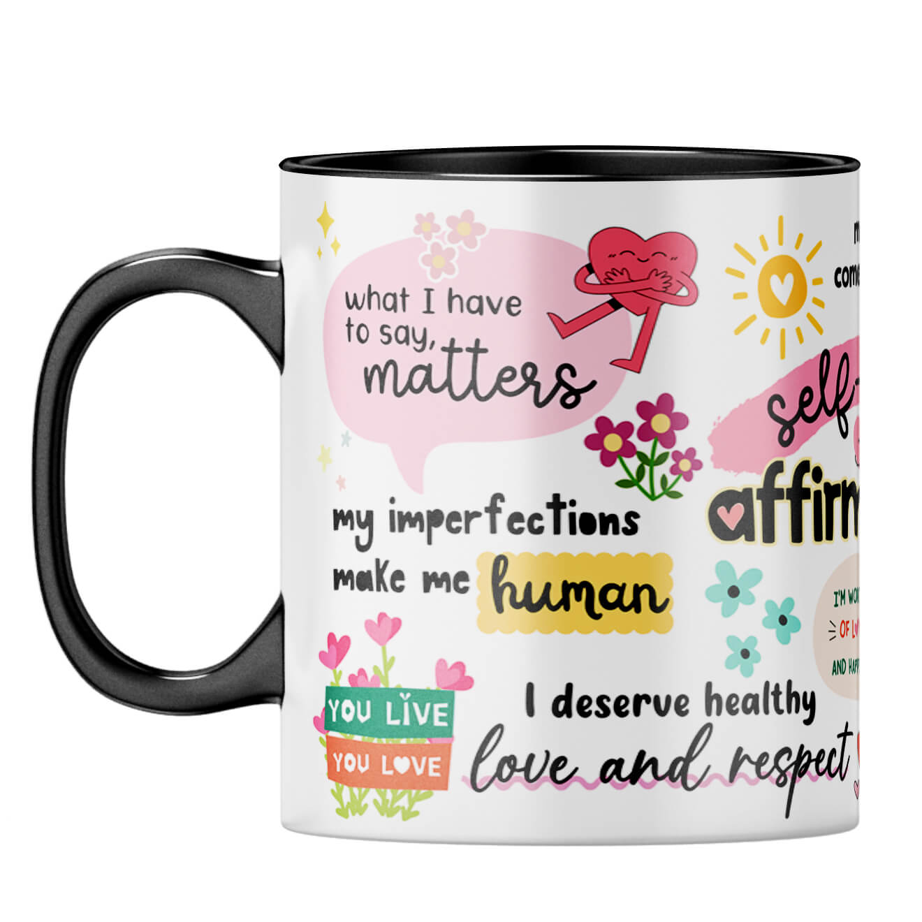 Self Loving Affirmations Coffee Mug