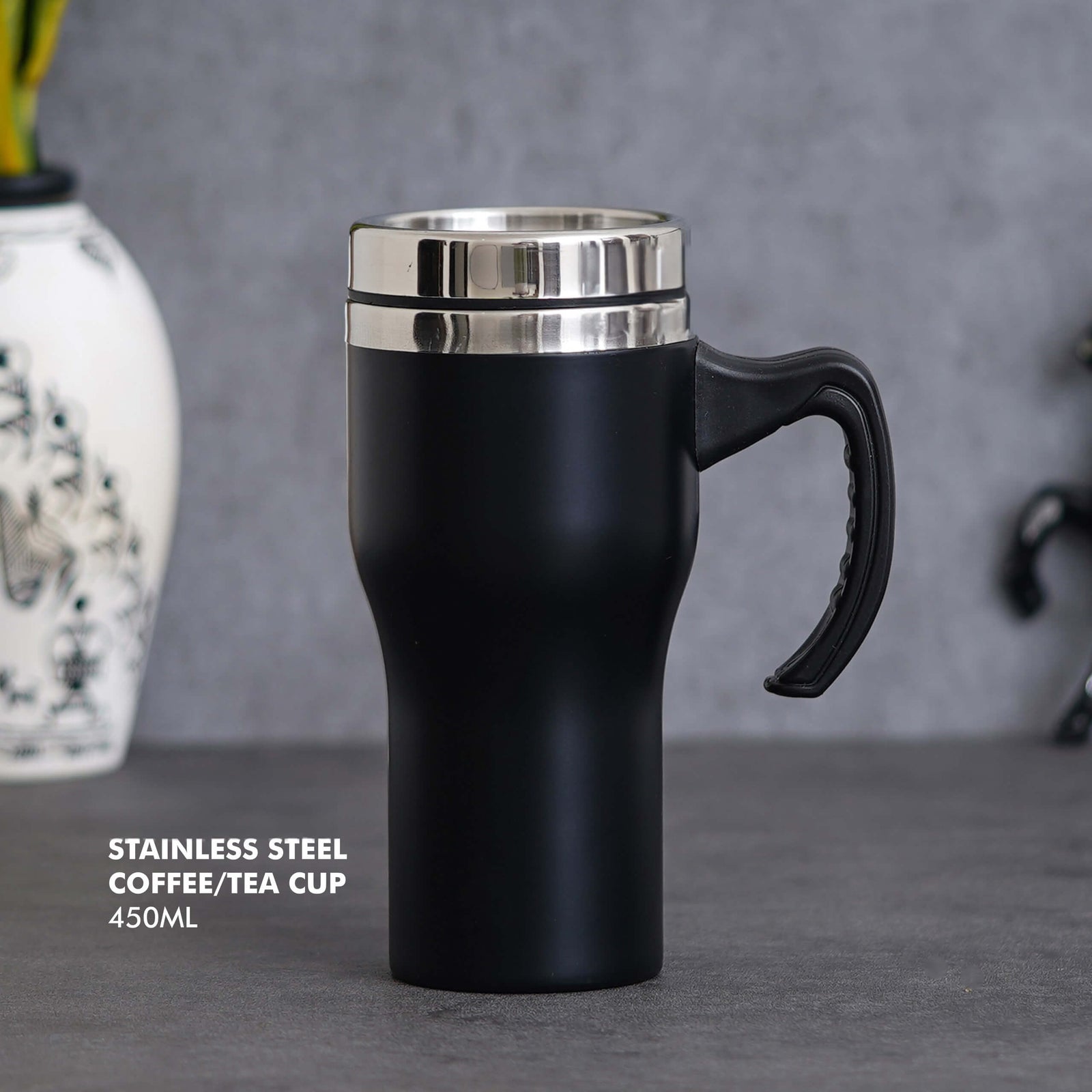 Sleek Stainless Steel Coffee/Tea Cup Mug - Personalize Your Sipping Experience