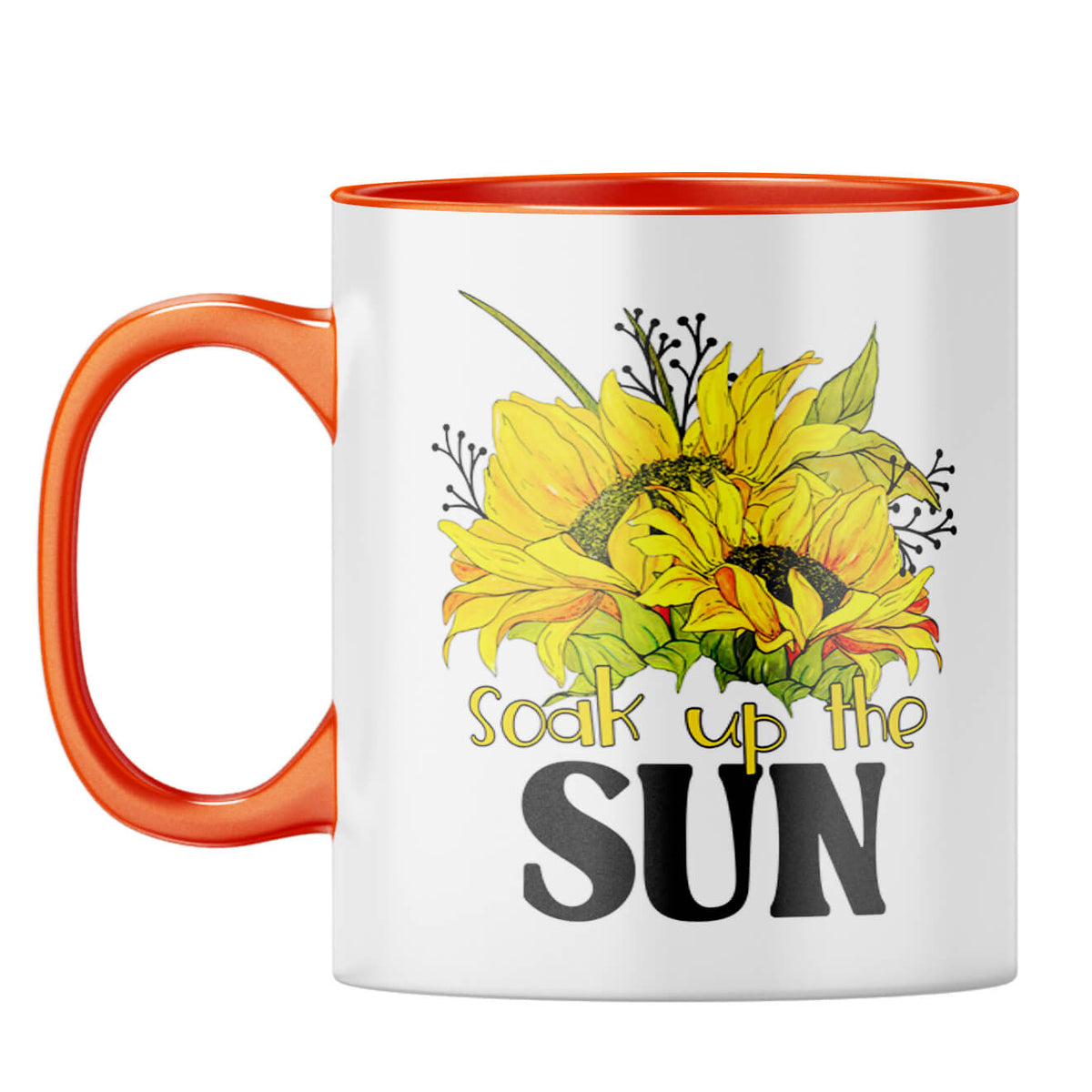 Soak Up The Sun Coffee Mug Orange