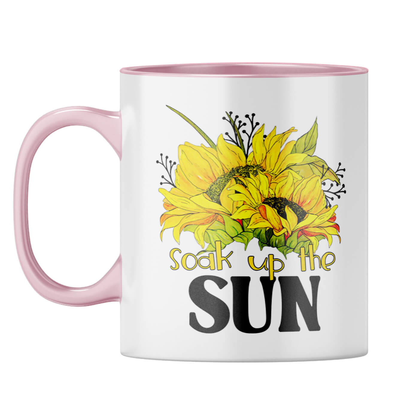 Soak Up The Sun Coffee Mug Pink