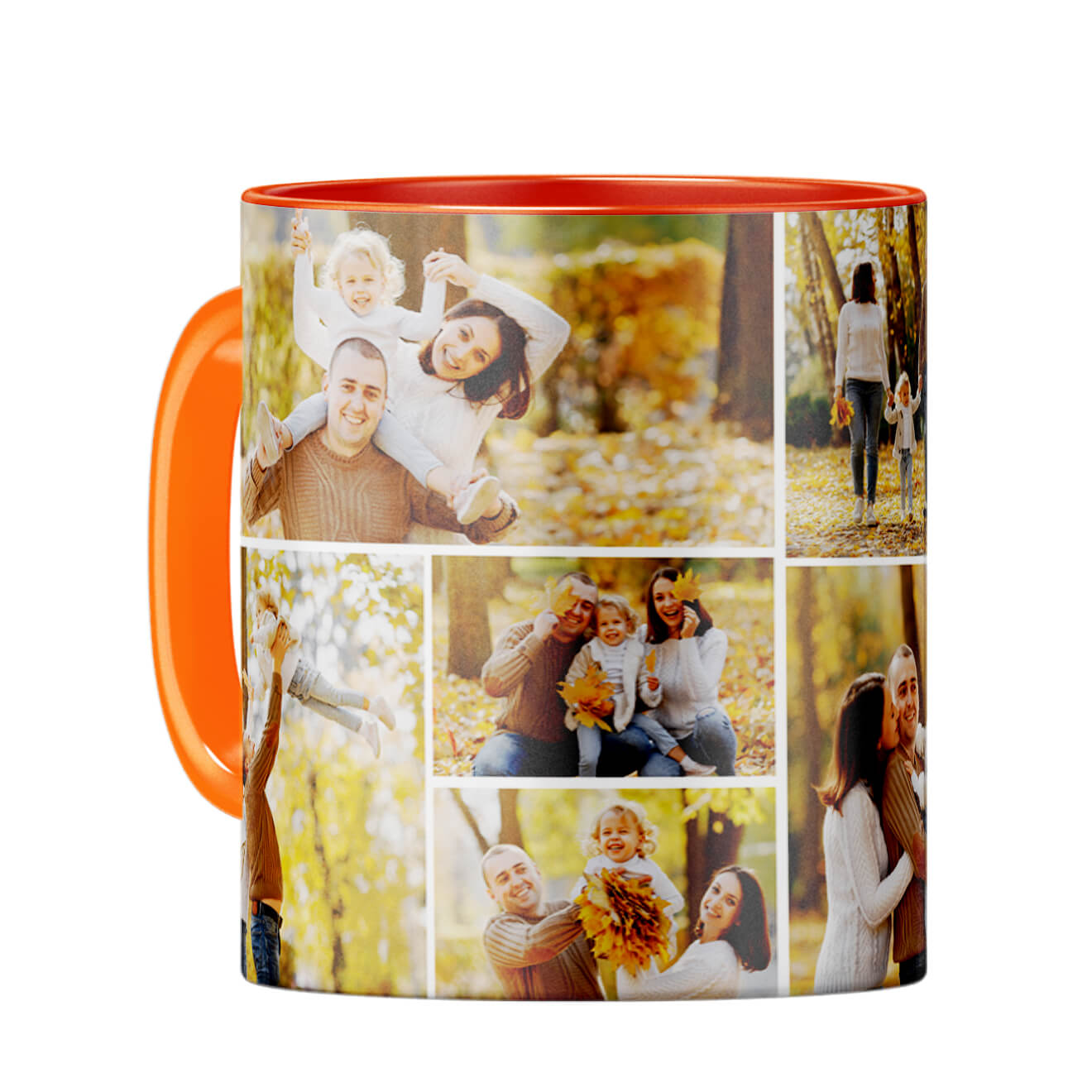 Special Collage Coffee Mug Orange
