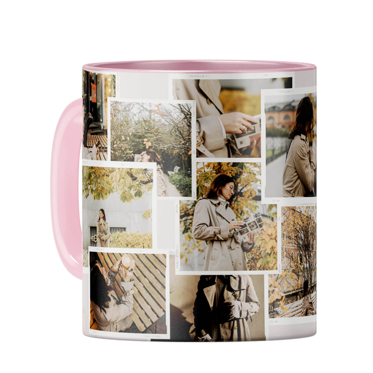Special Moments Collage Coffee Mug Pink