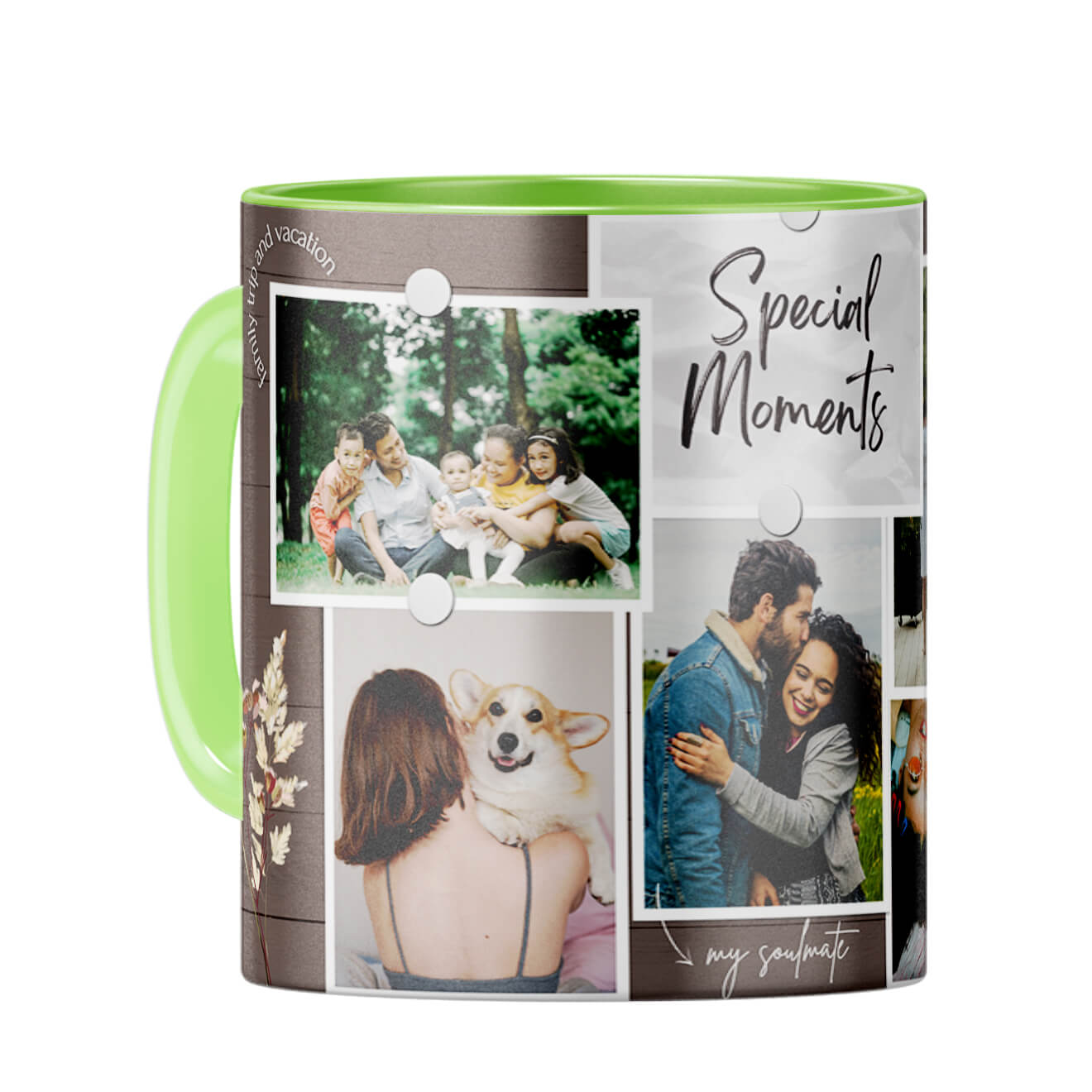 Special Moments with Soulmate Coffee Mug Light Green