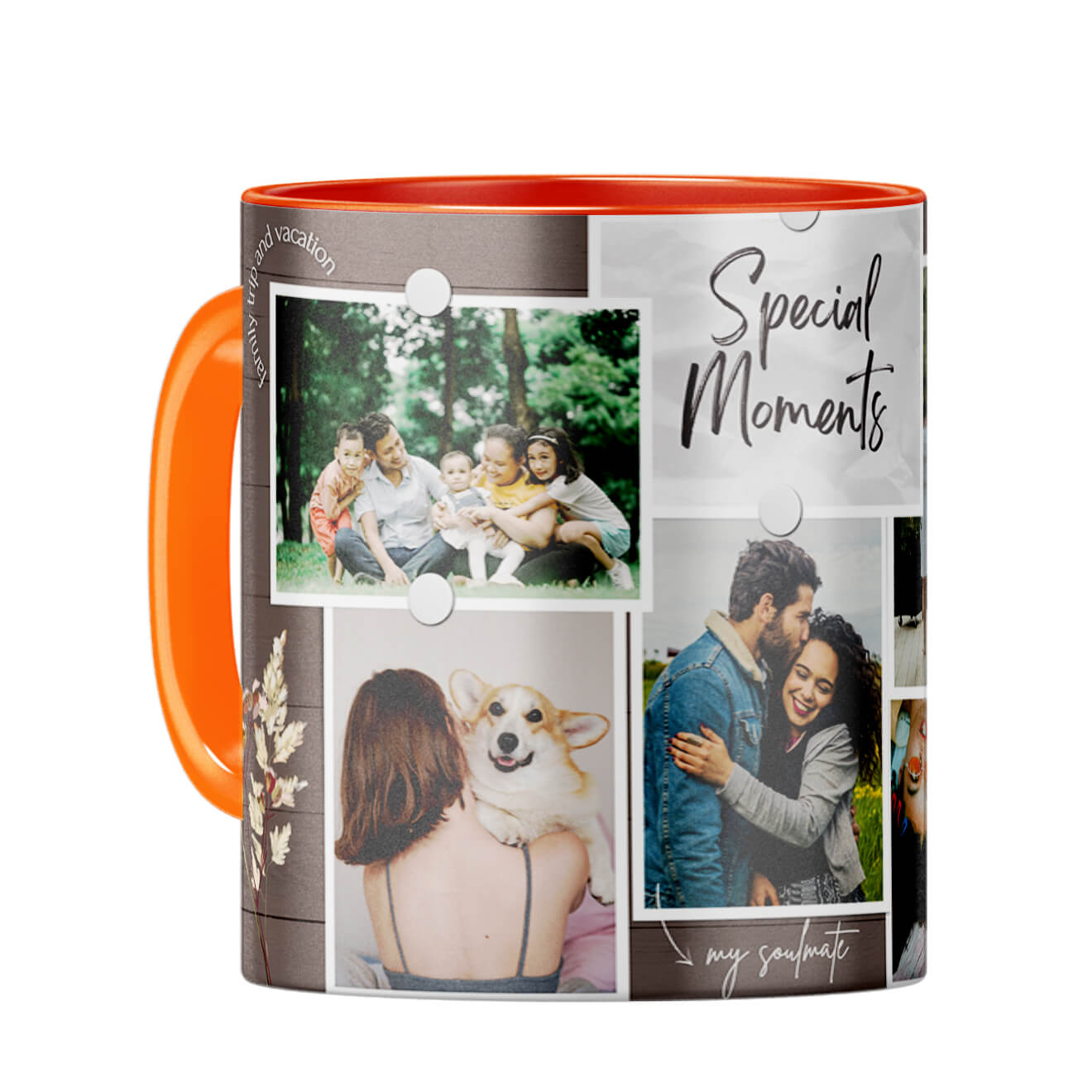 Special Moments with Soulmate Coffee Mug Orange