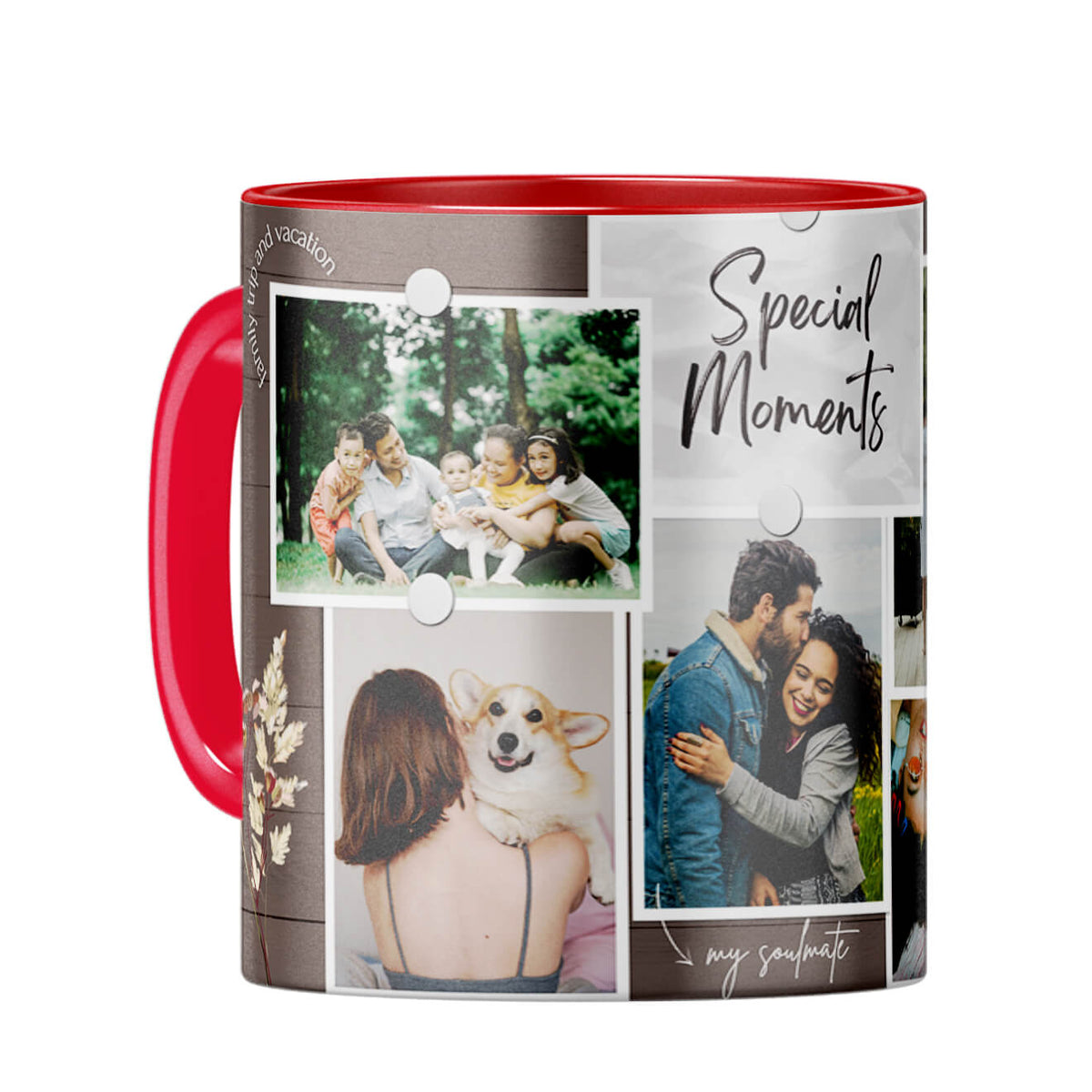 Special Moments with Soulmate Coffee Mug Red