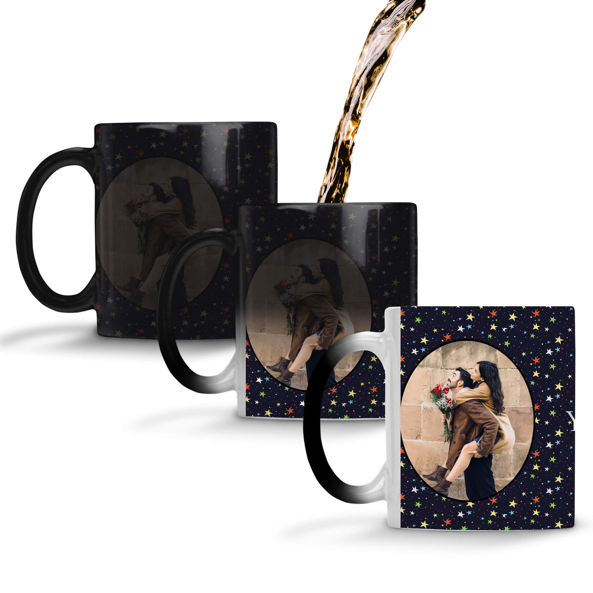 Stars and Photo Coffee Mug Magic