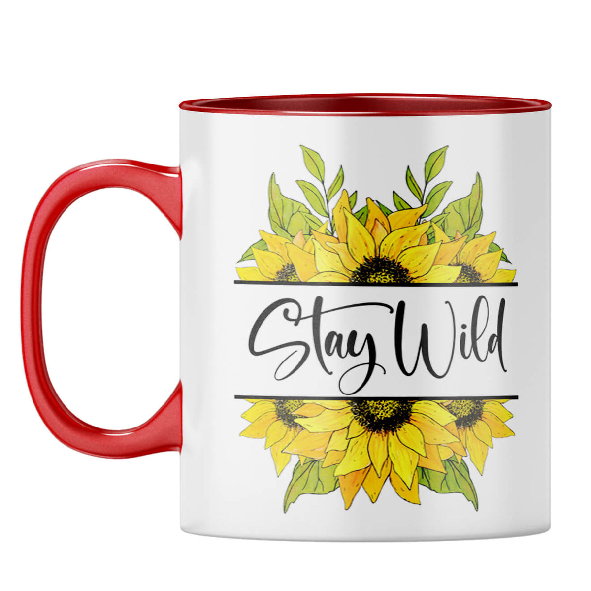 Stay Wild Coffee Mug Red