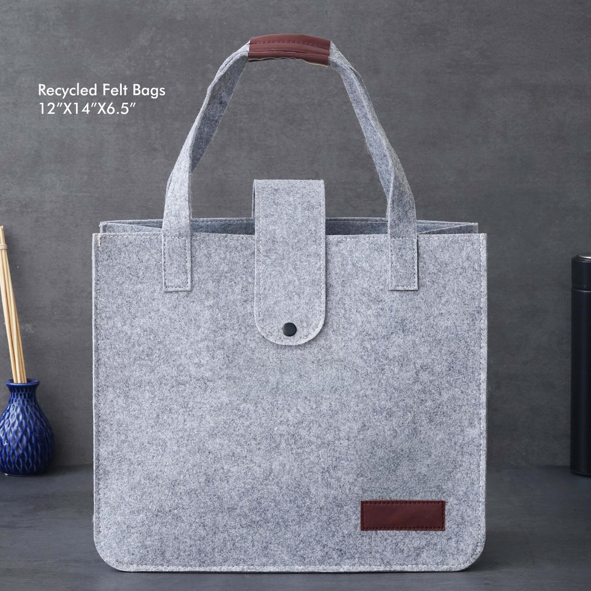 Stylish Grey Hand Bag - Sustainable Fashion