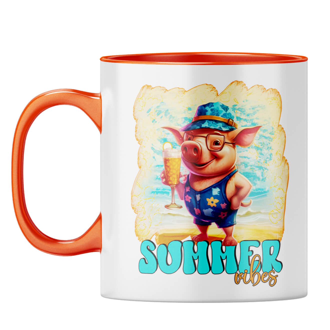 Summer Vibes Coffee Mug Orange