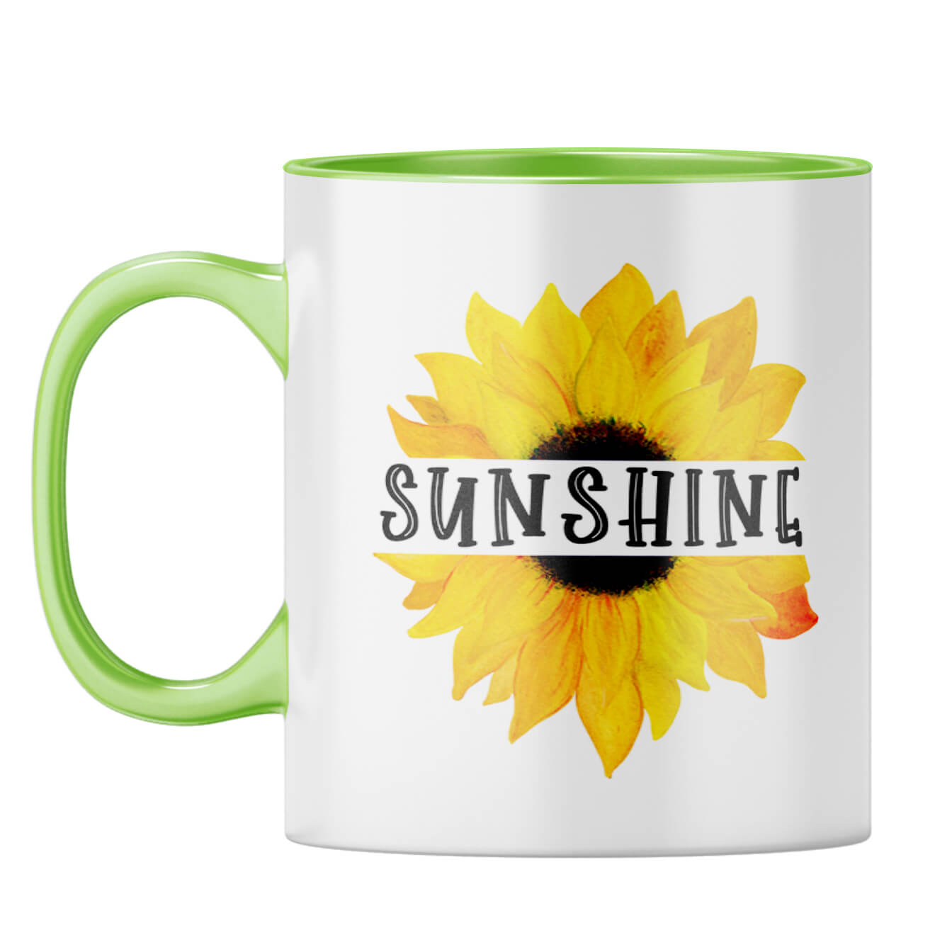Sunshine Coffee Mug Light Green