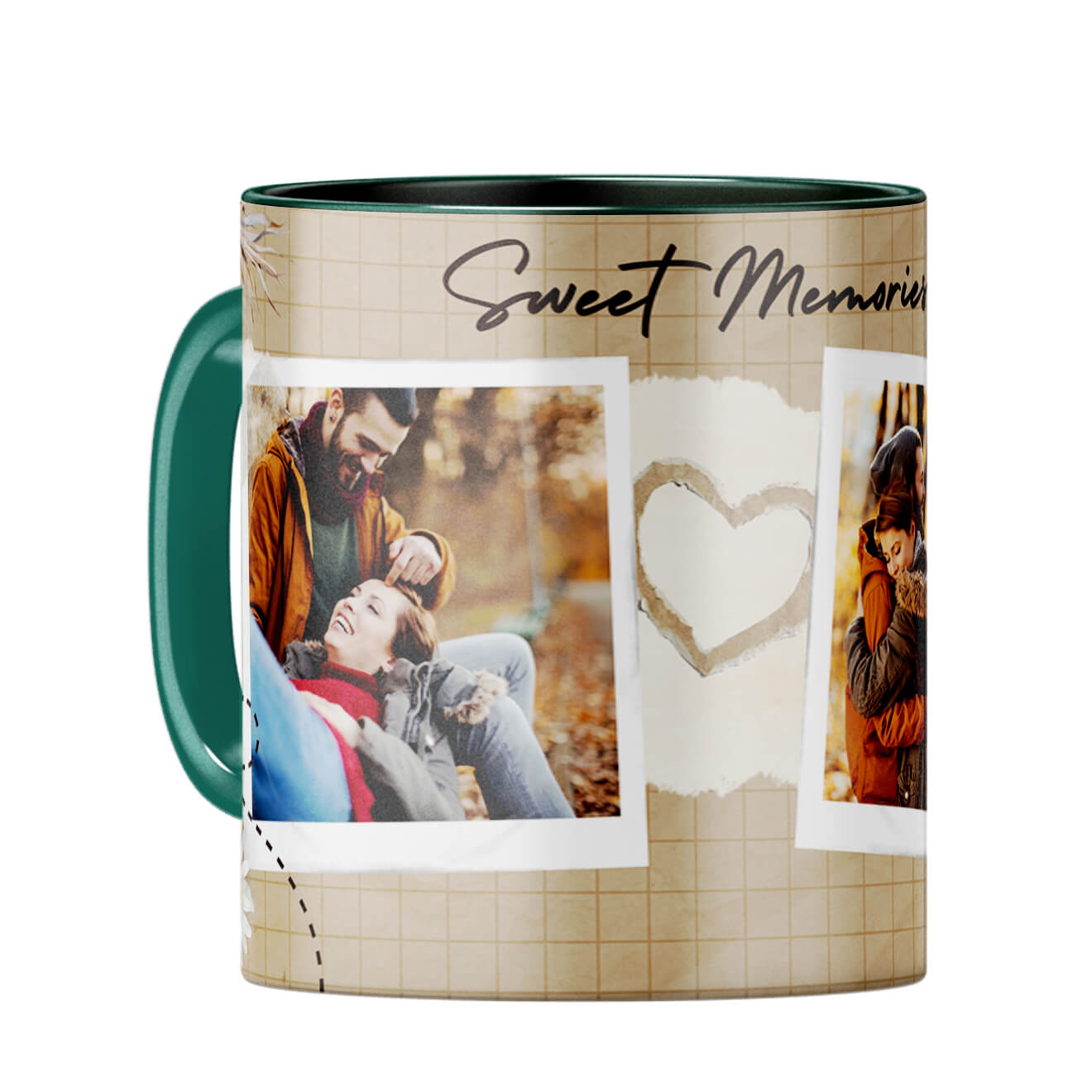 Sweet Memories Coffee Mug Dark Green