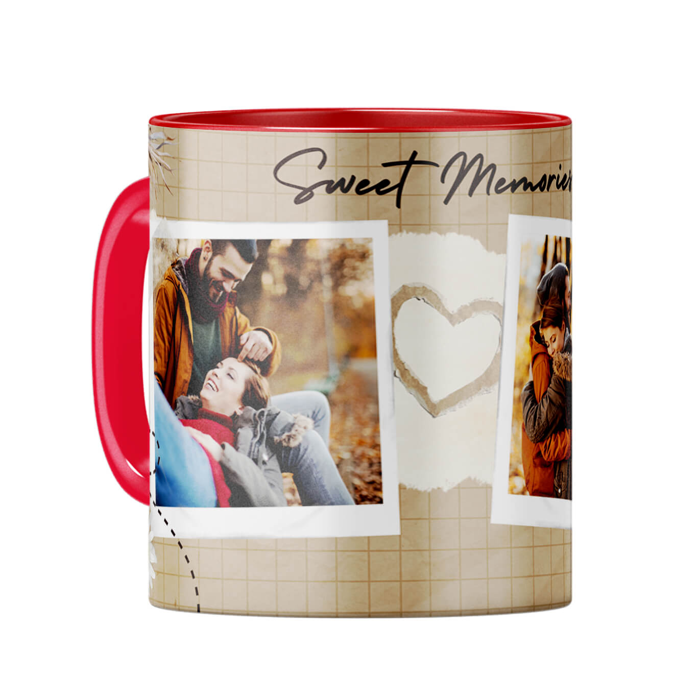 Sweet Memories Coffee Mug Red