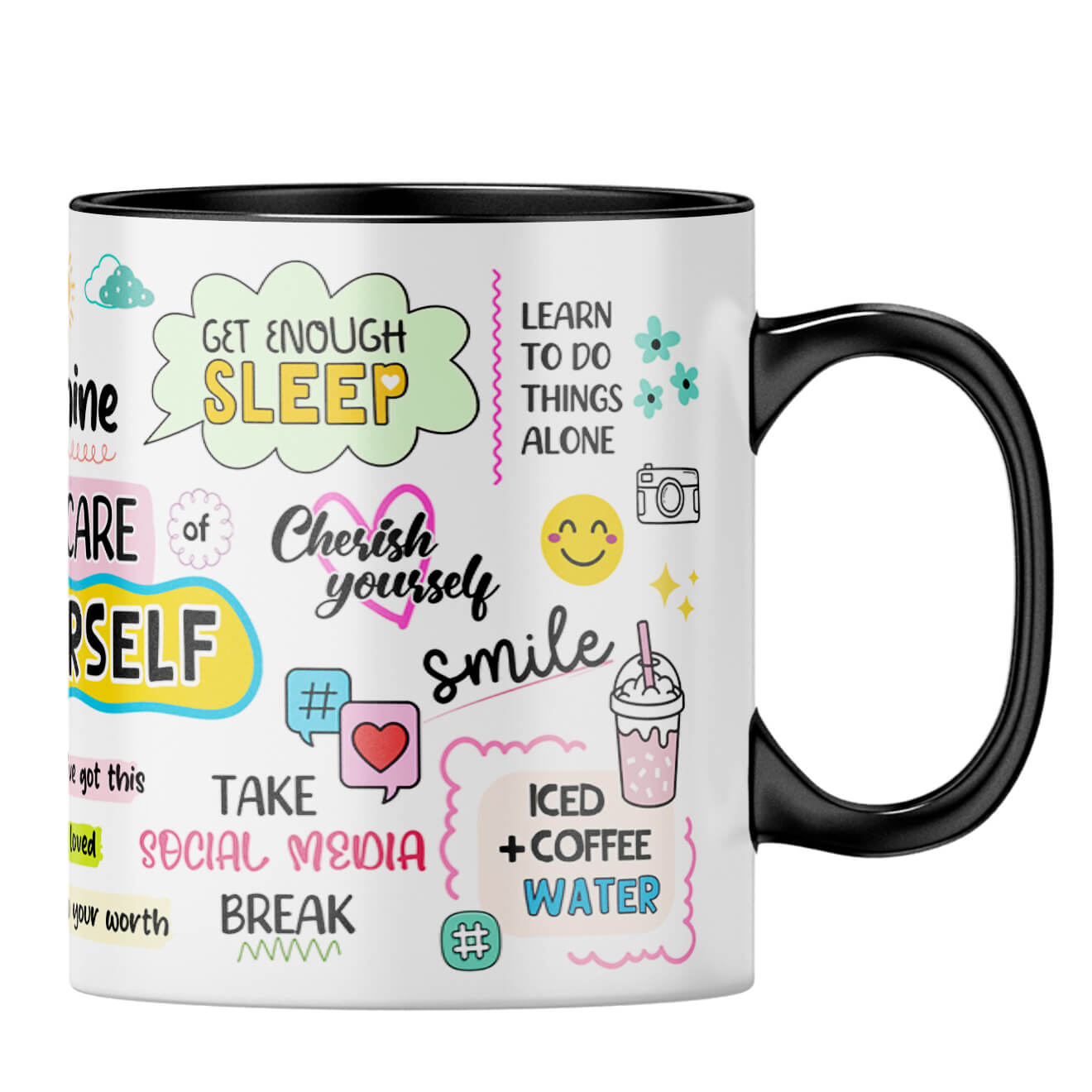 Take Care Yourself Coffee MugB-Black
