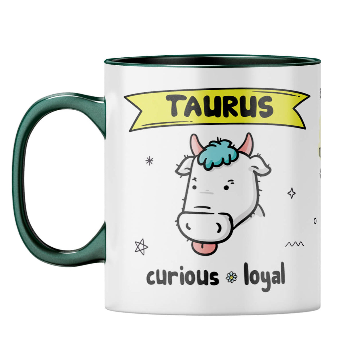 Taurus Coffee Mug Dark Green