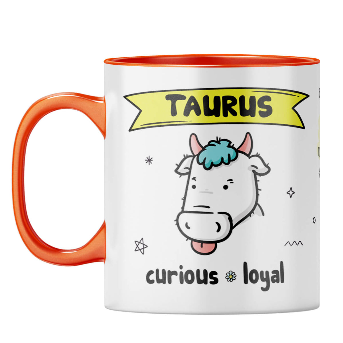 Taurus Coffee Mug Orange
