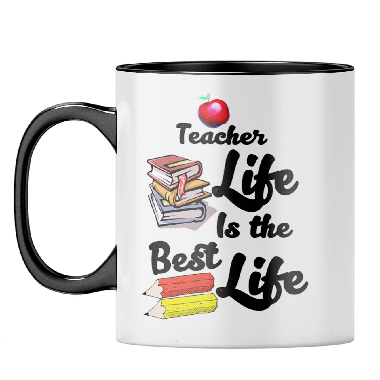 Teacher Life Coffee Mug Black