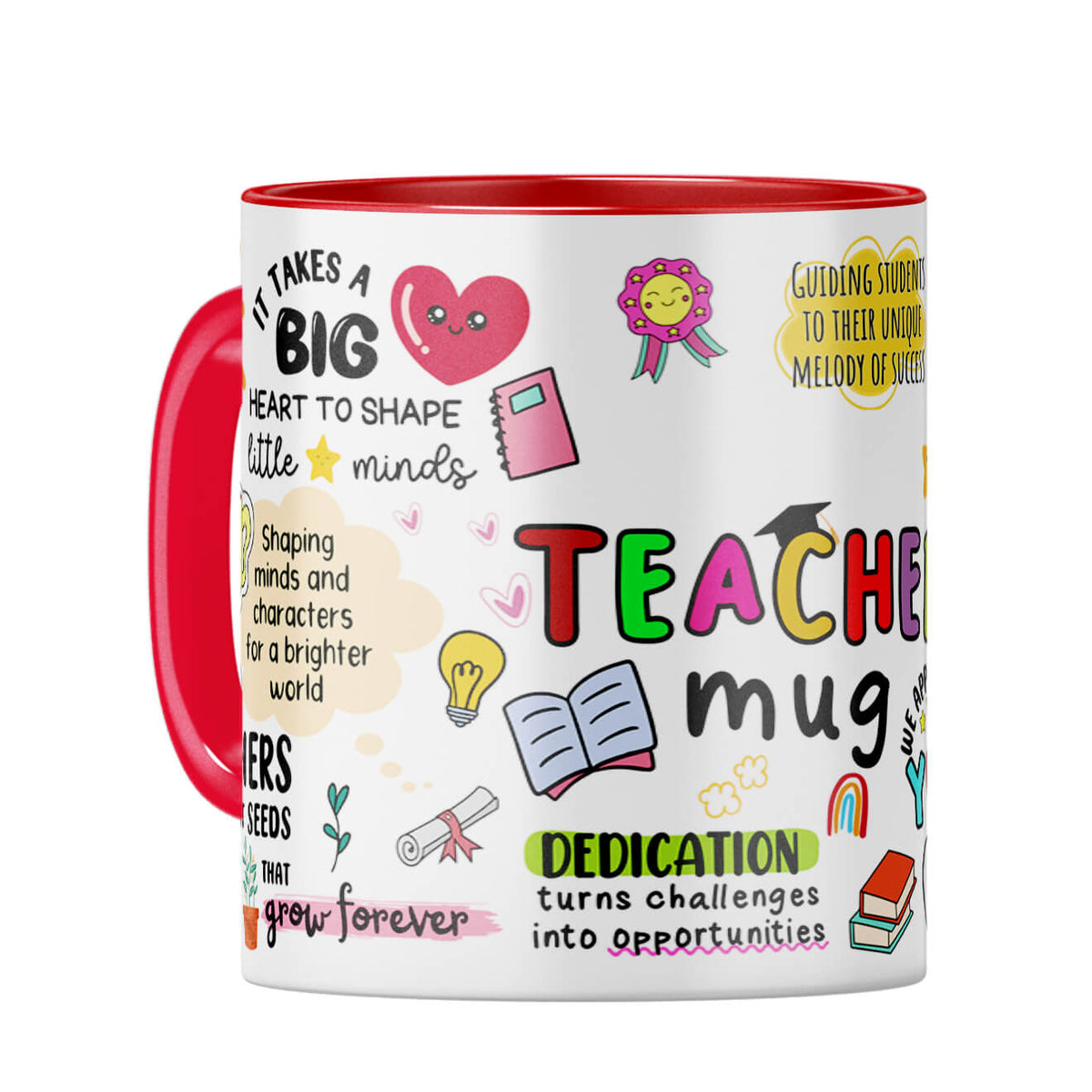 Teacher We Appreciate You Coffee Mug Red