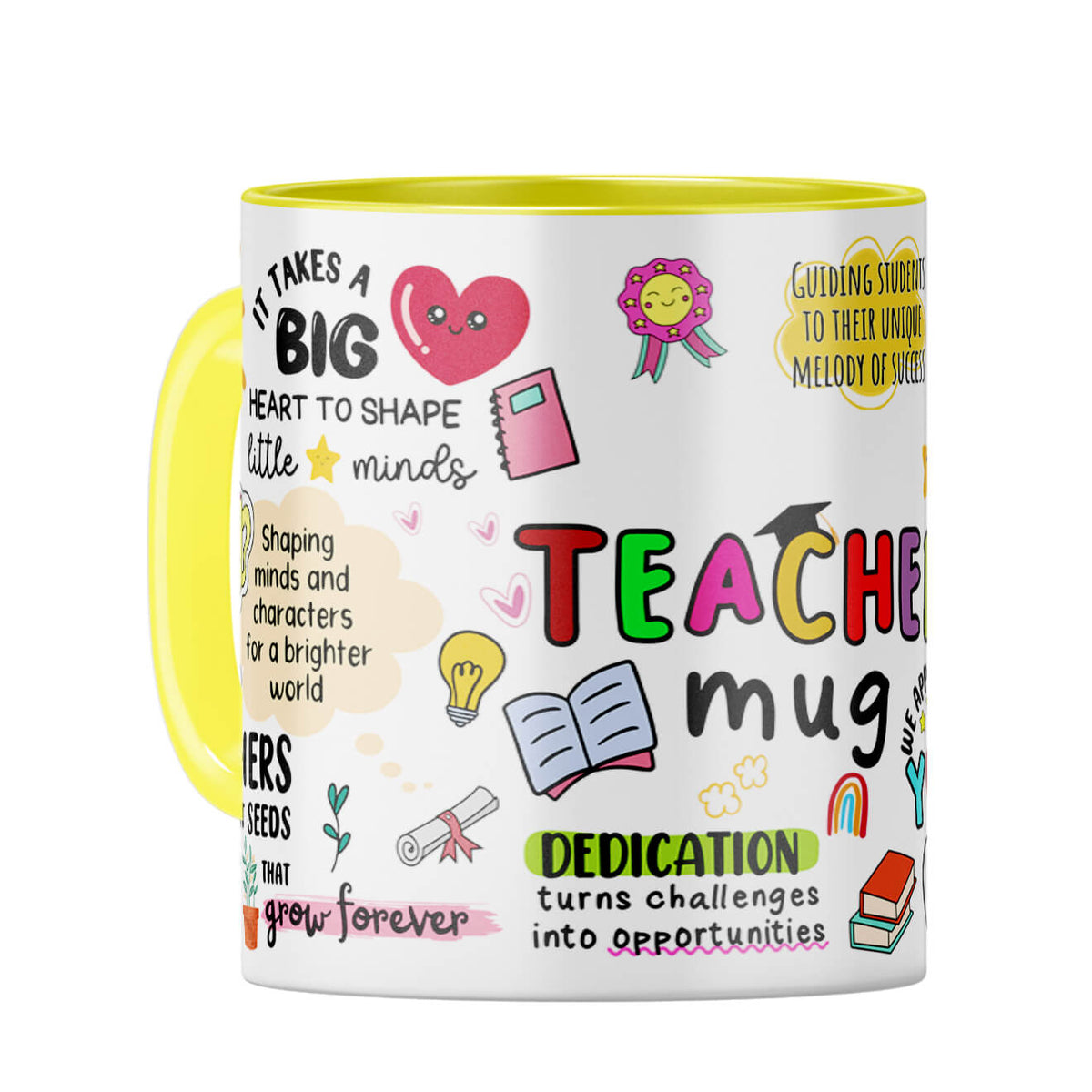 Teacher We Appreciate You Coffee Mug Yellow