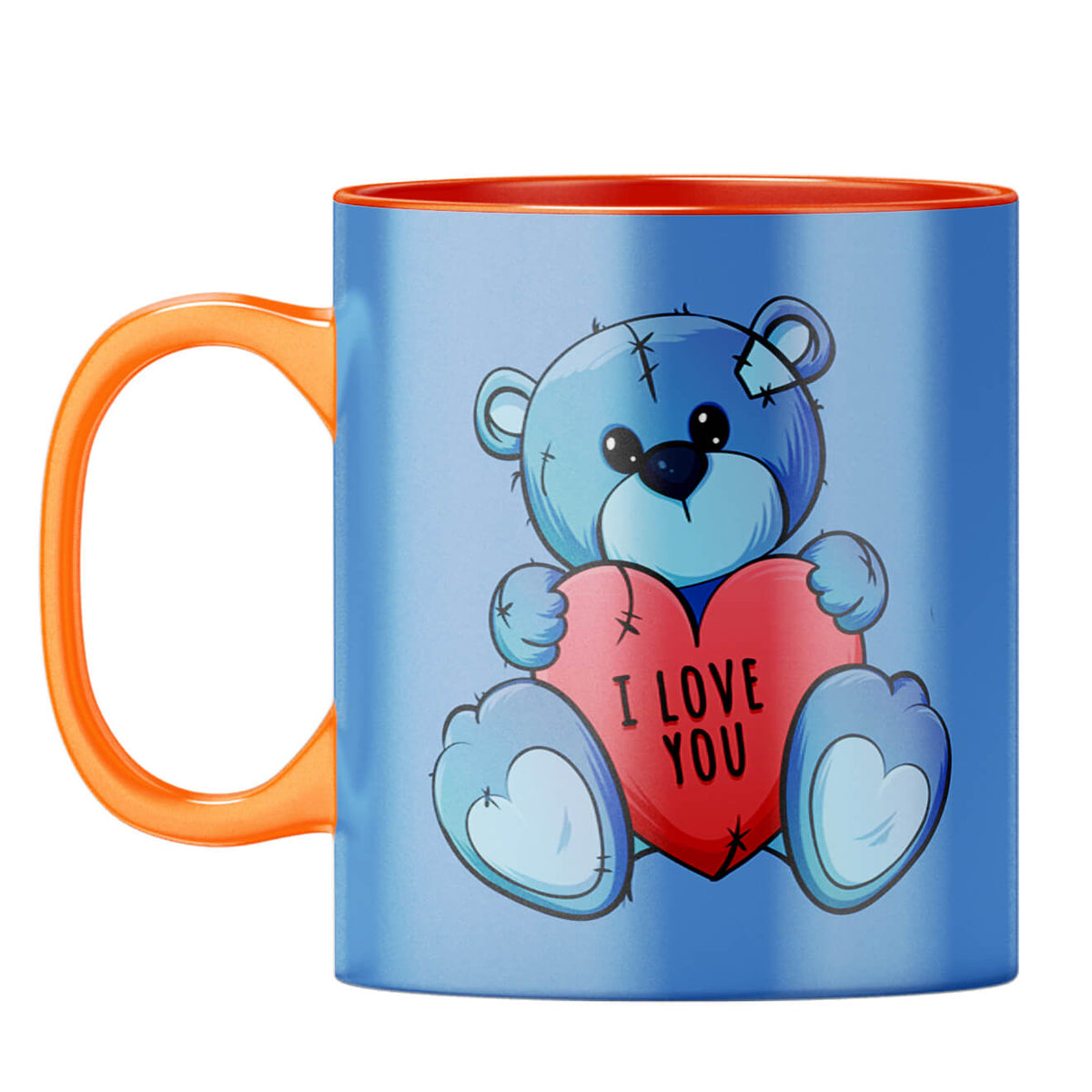 Teddy Love Coffee Mug Orange