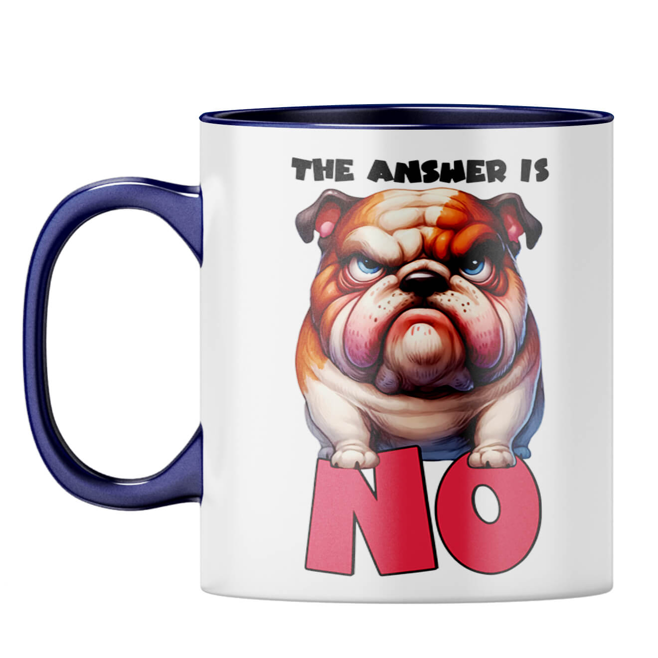 The Answer is No Coffee Mug
