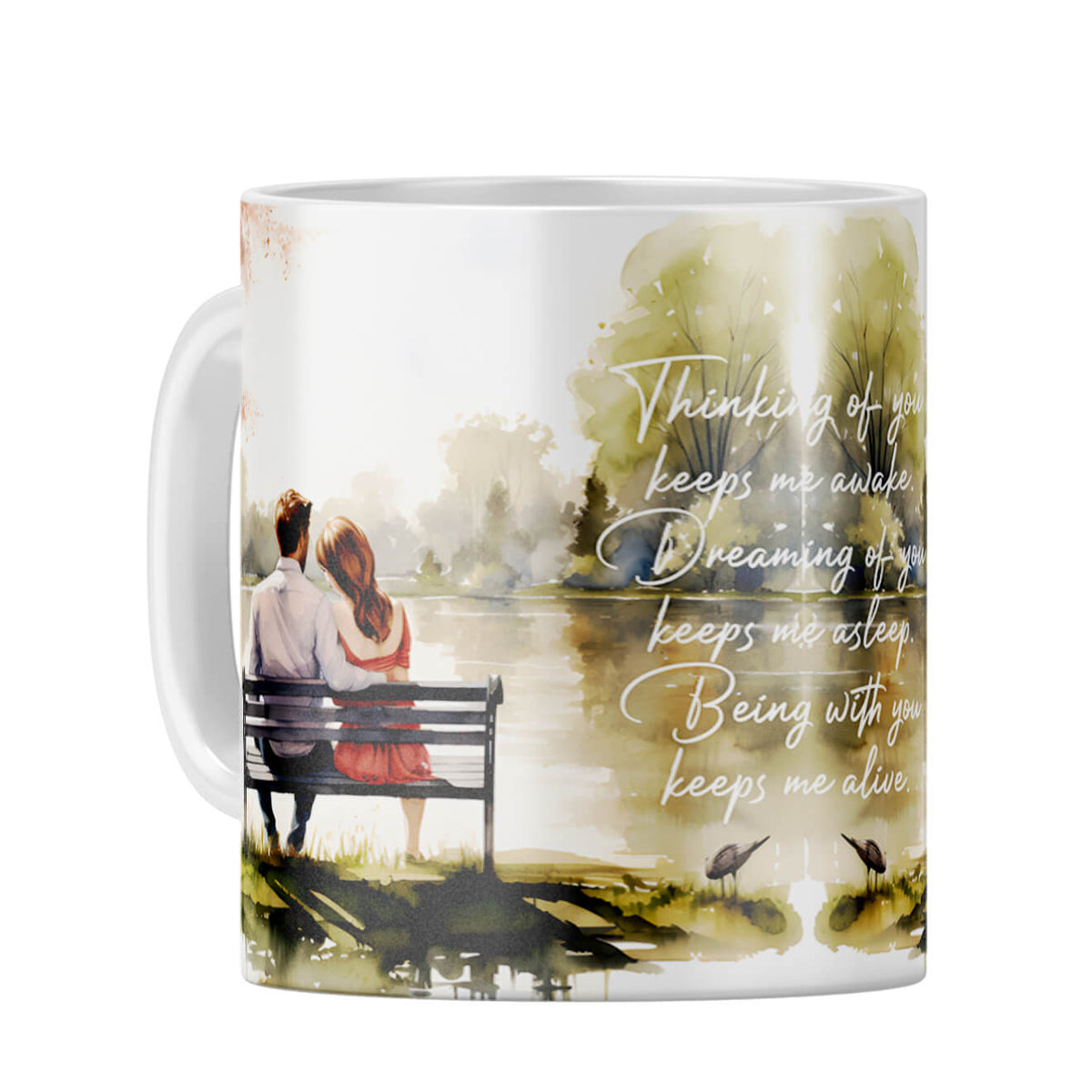 Thinking of You Coffee Mug White