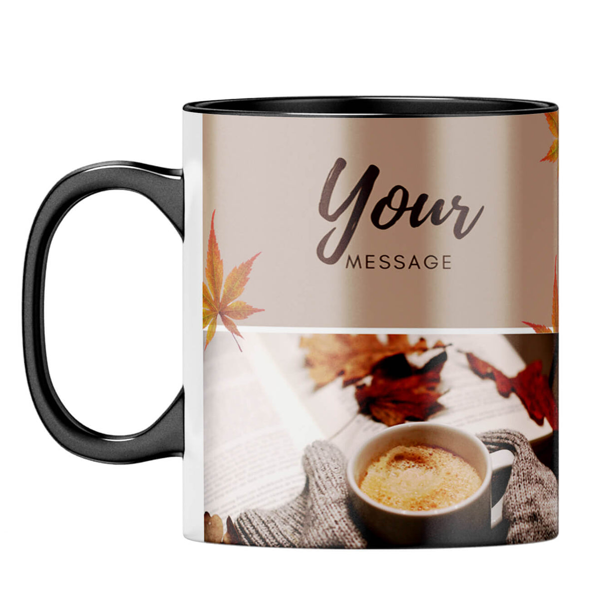Three Photos Coffee MugF-Black