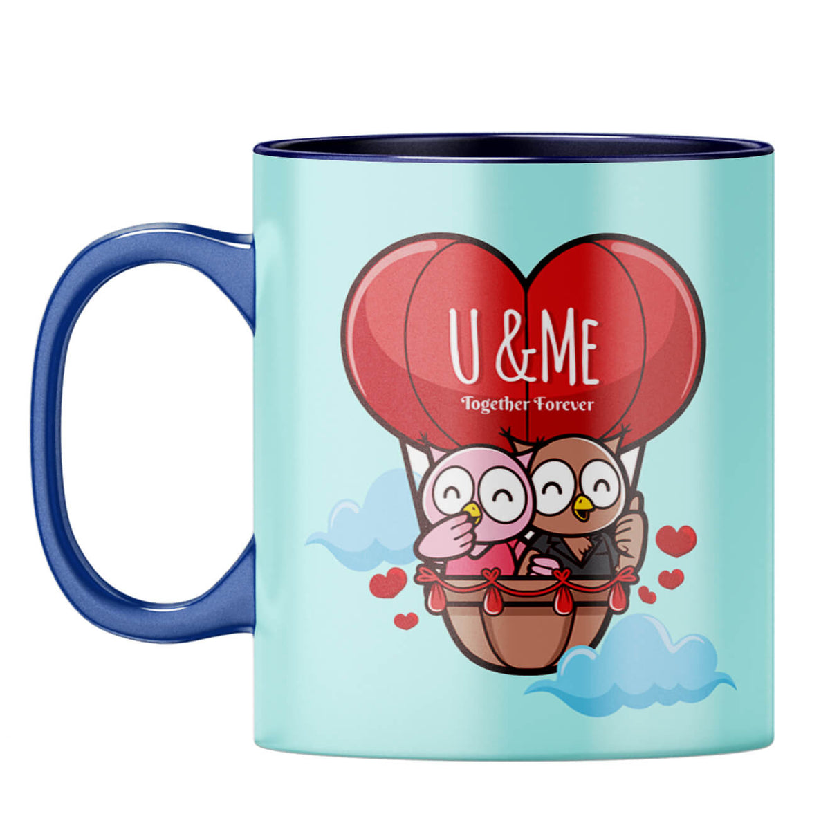 Together Forever Always Coffee Mug Dark Blue