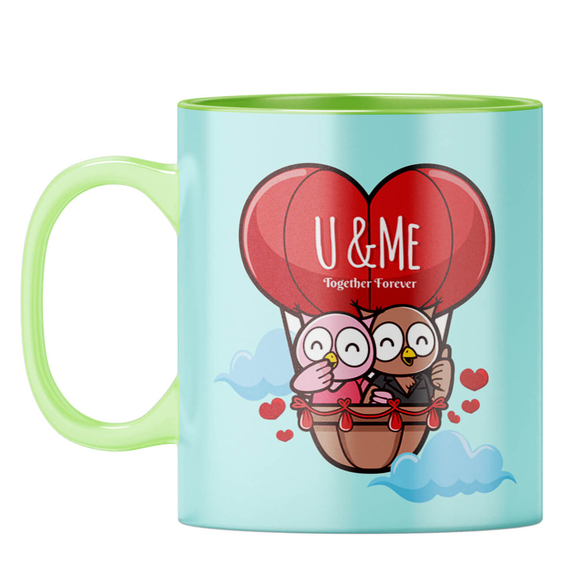 Together Forever Always Coffee Mug Light Green