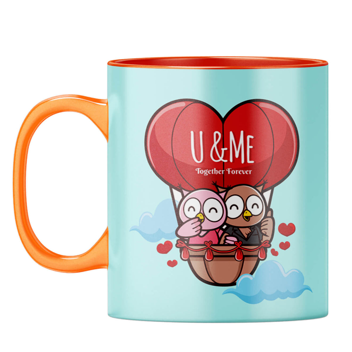 Together Forever Always Coffee Mug Orange