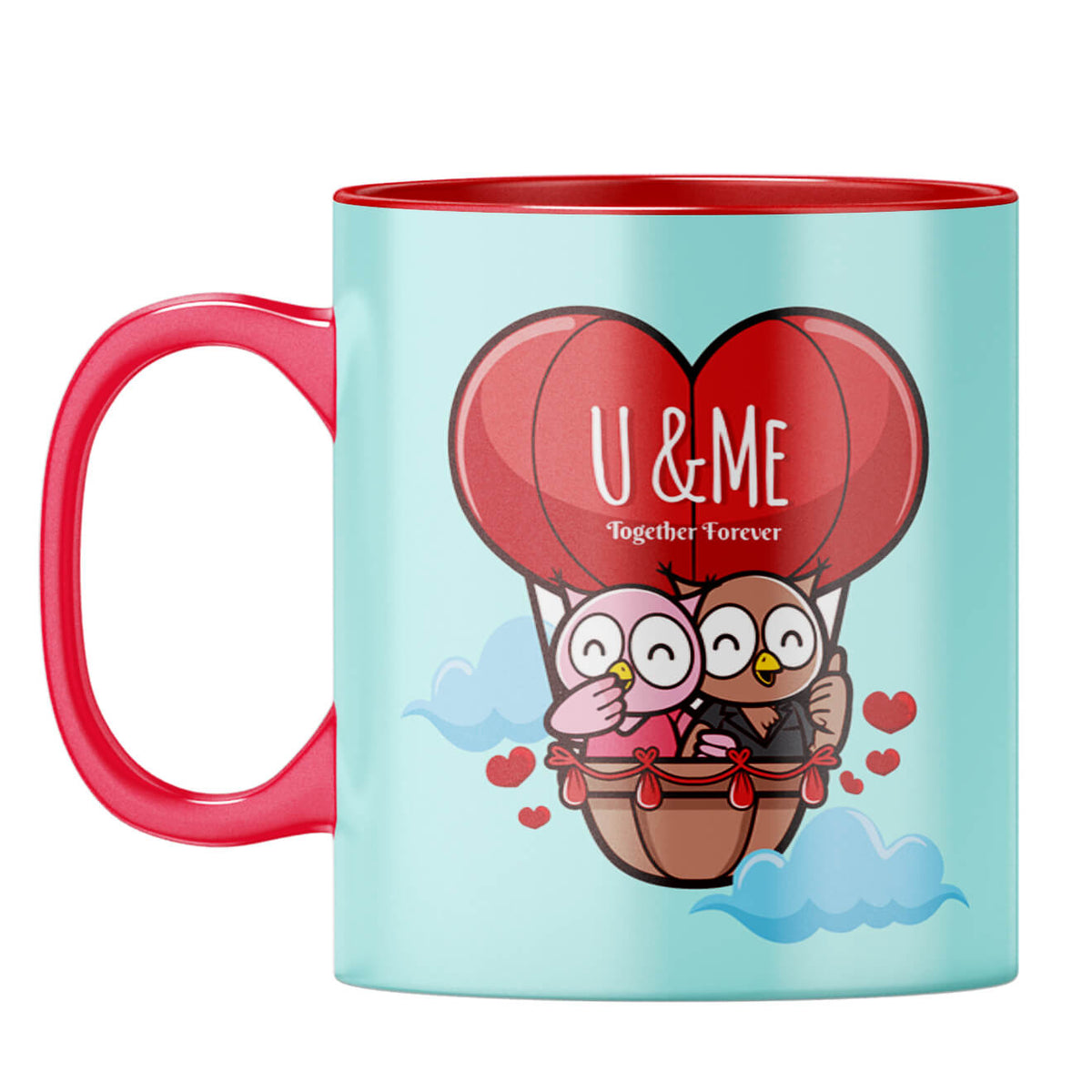 Together Forever Always Coffee Mug Red