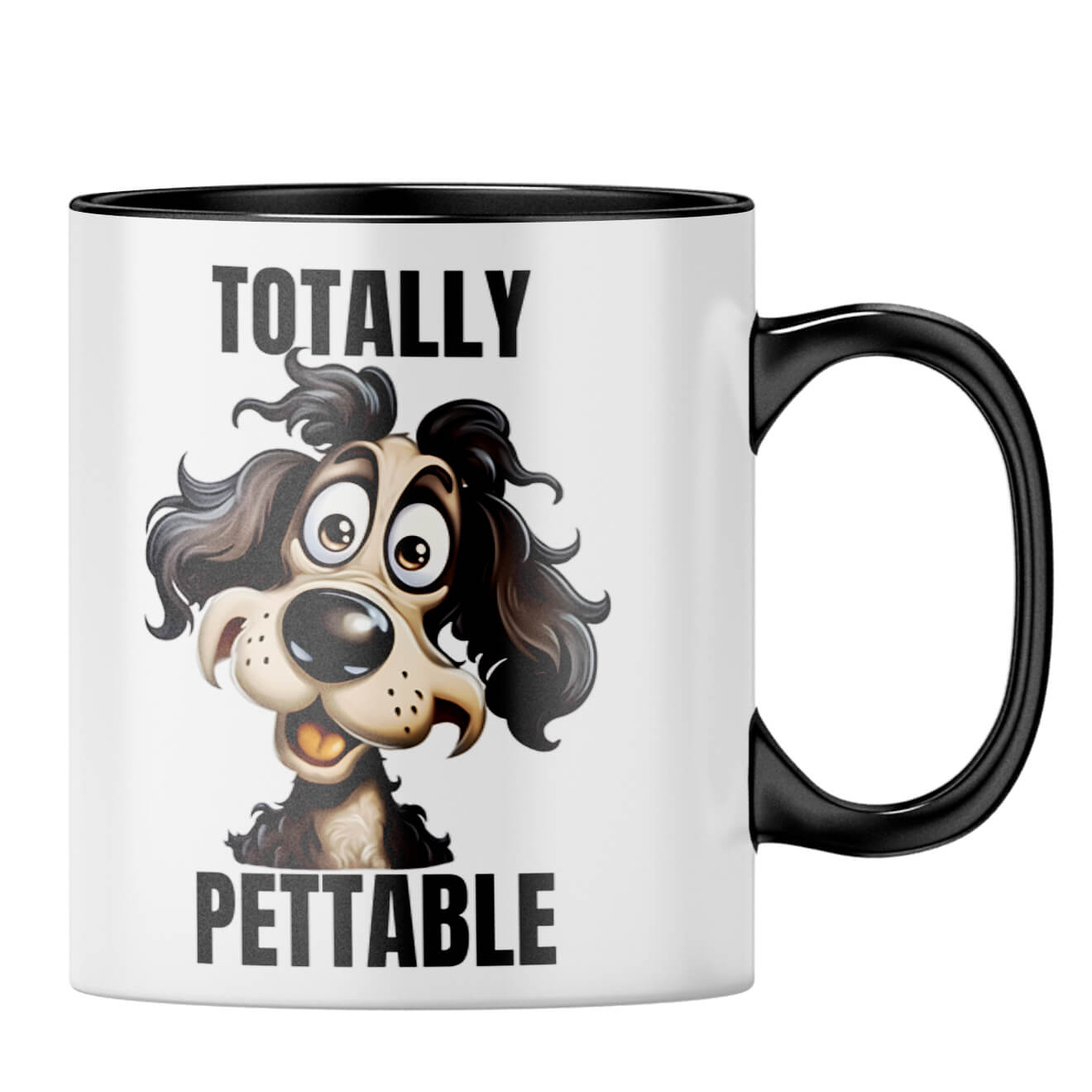 Totally Pettable Coffee MugB-Black