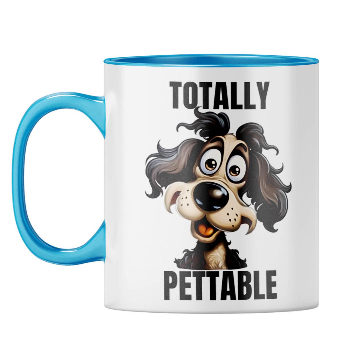 Totally Pettable Coffee Mug Light Blue
