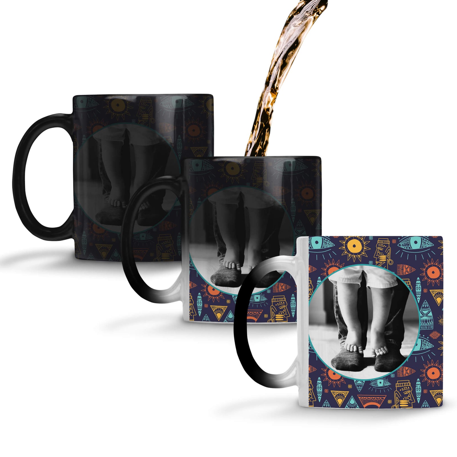 Traditional Pattern Photo Coffee Mug Magic