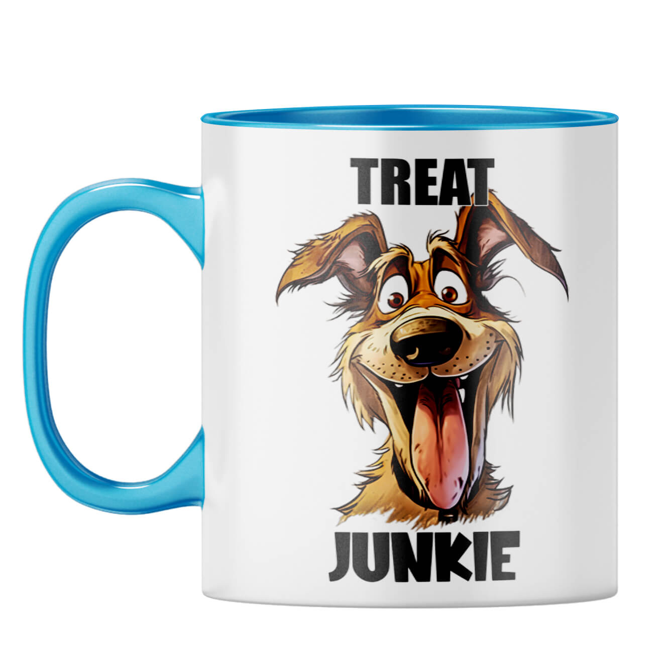 Treat Junkie Coffee Mug Light Blue