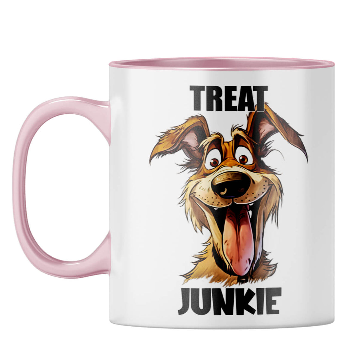 Treat Junkie Coffee Mug Pink