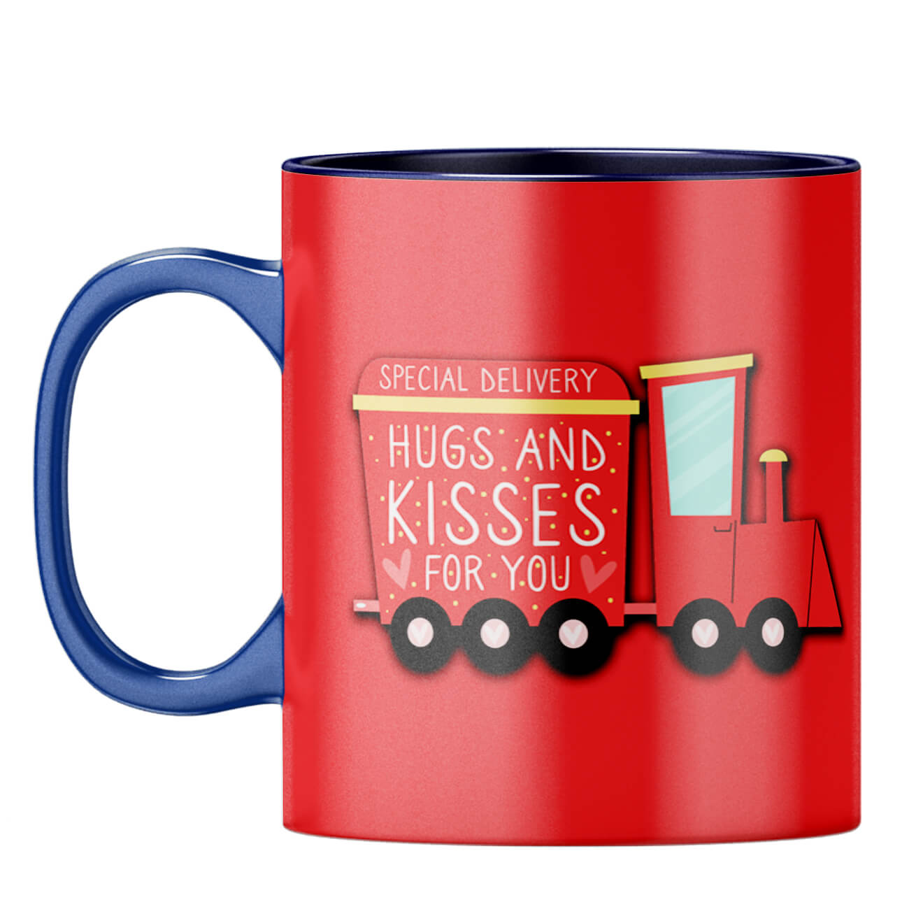 Two become one Coffee Mug Dark Blue
