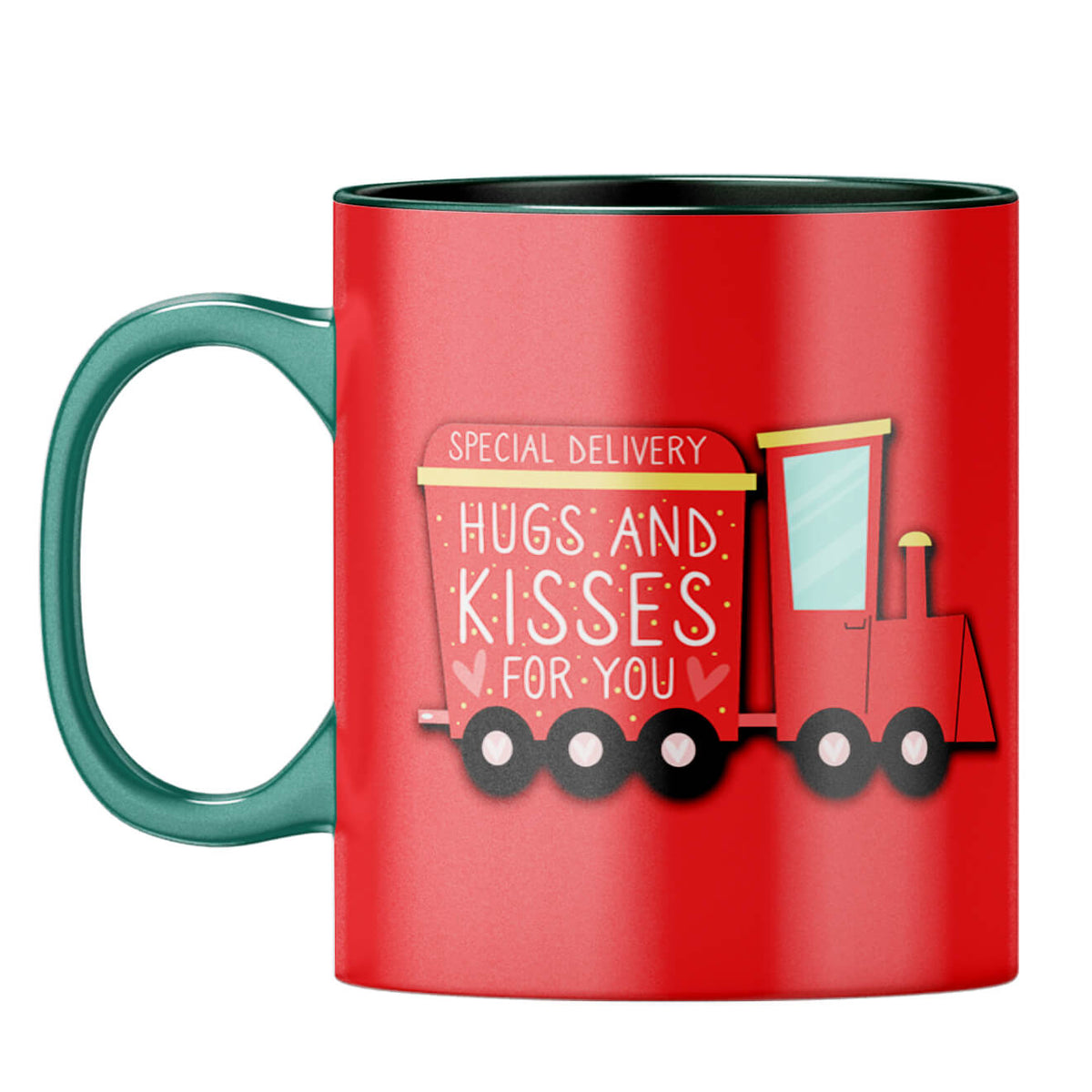 Two become one Coffee Mug Dark Green