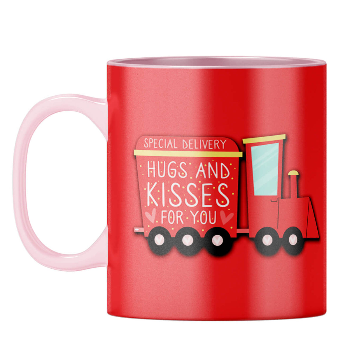 Two become one Coffee Mug Pink
