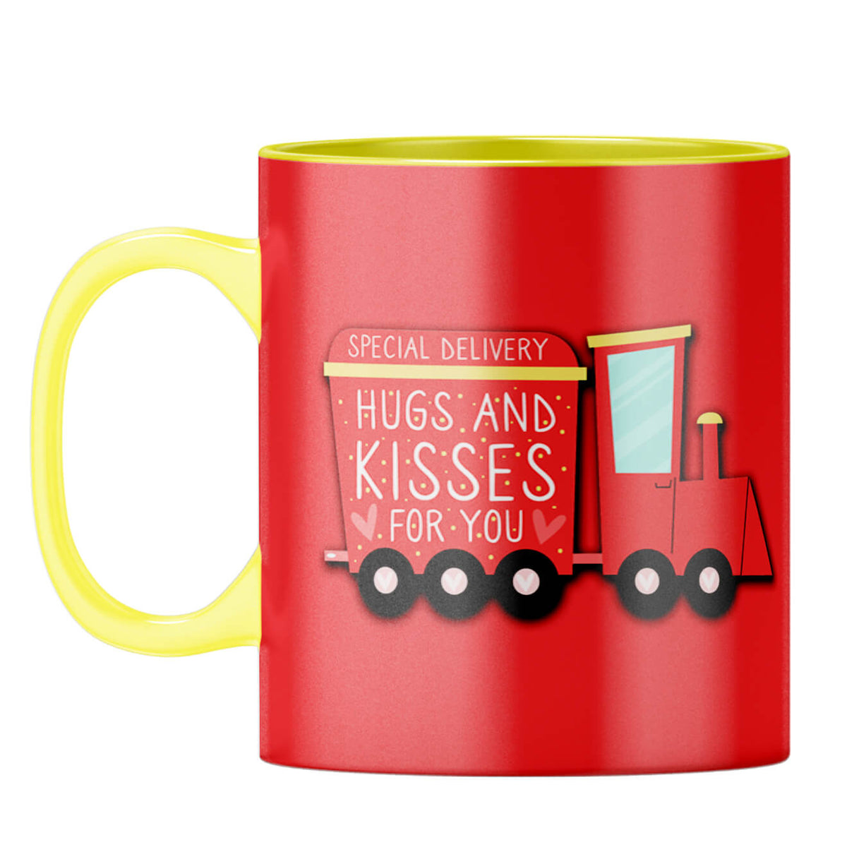 Two become one Coffee Mug Yellow