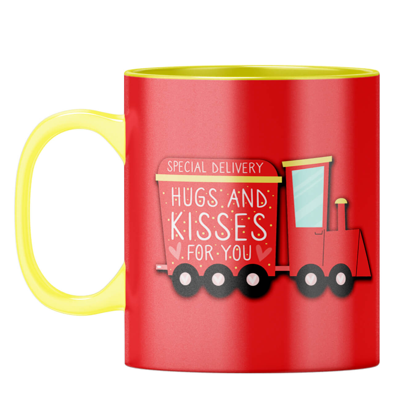 Two become one Coffee Mug Yellow