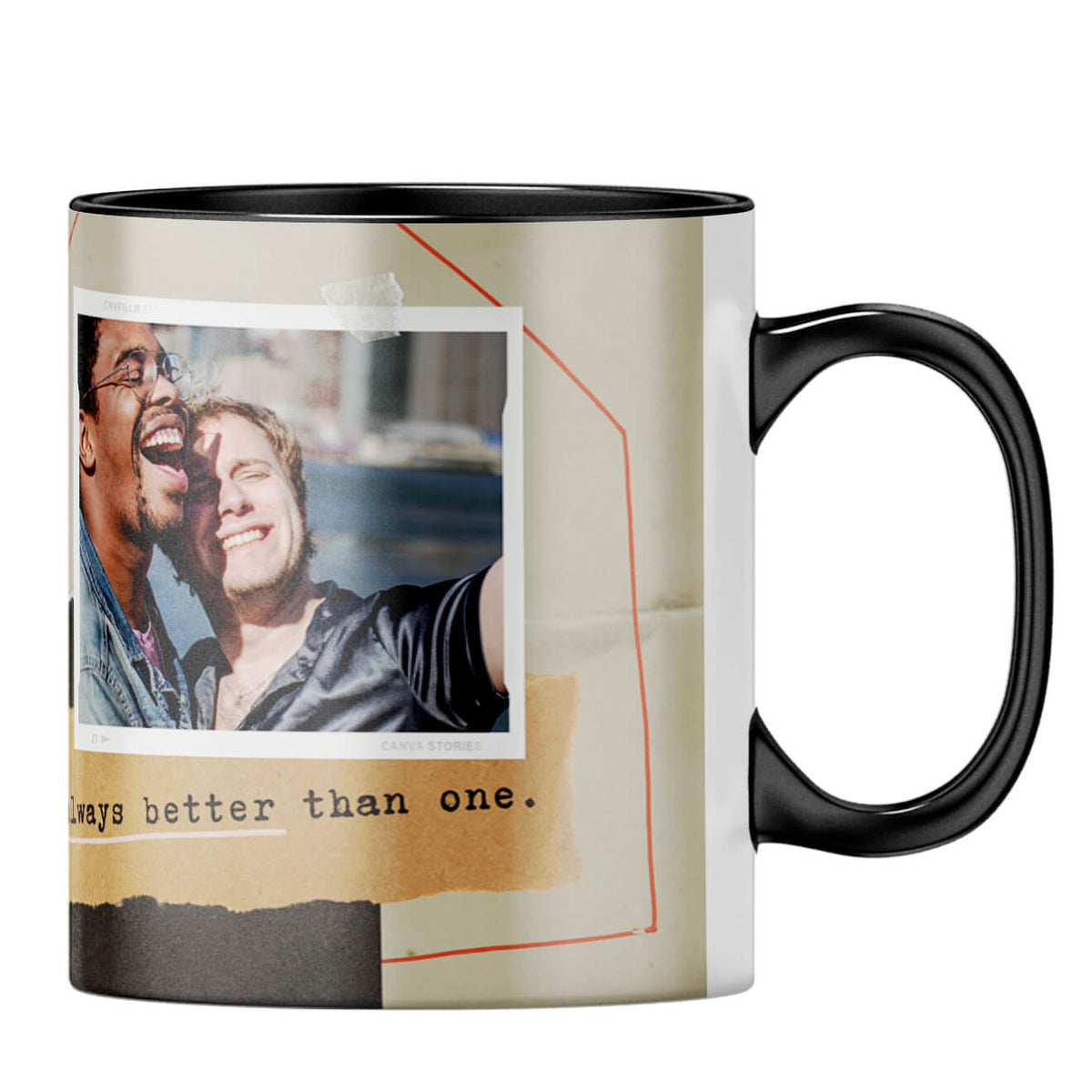 Two is Better Than One Coffee MugB-Black