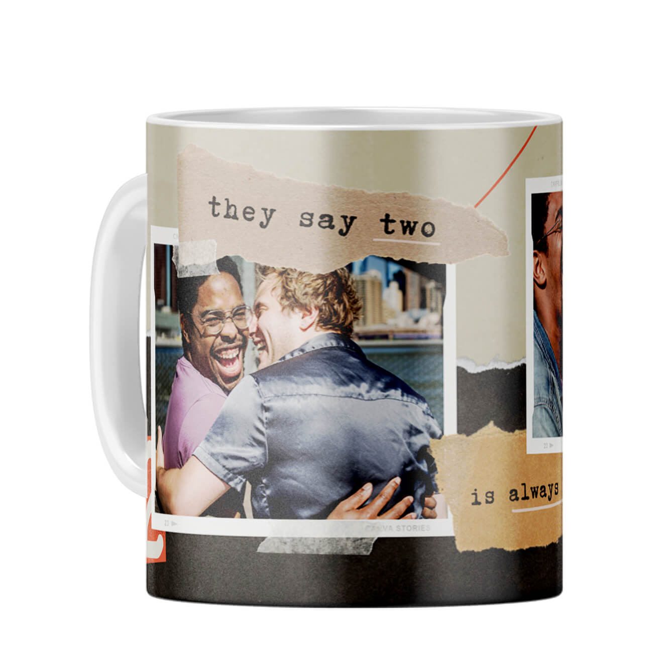 Two is Better Than One Coffee Mug White