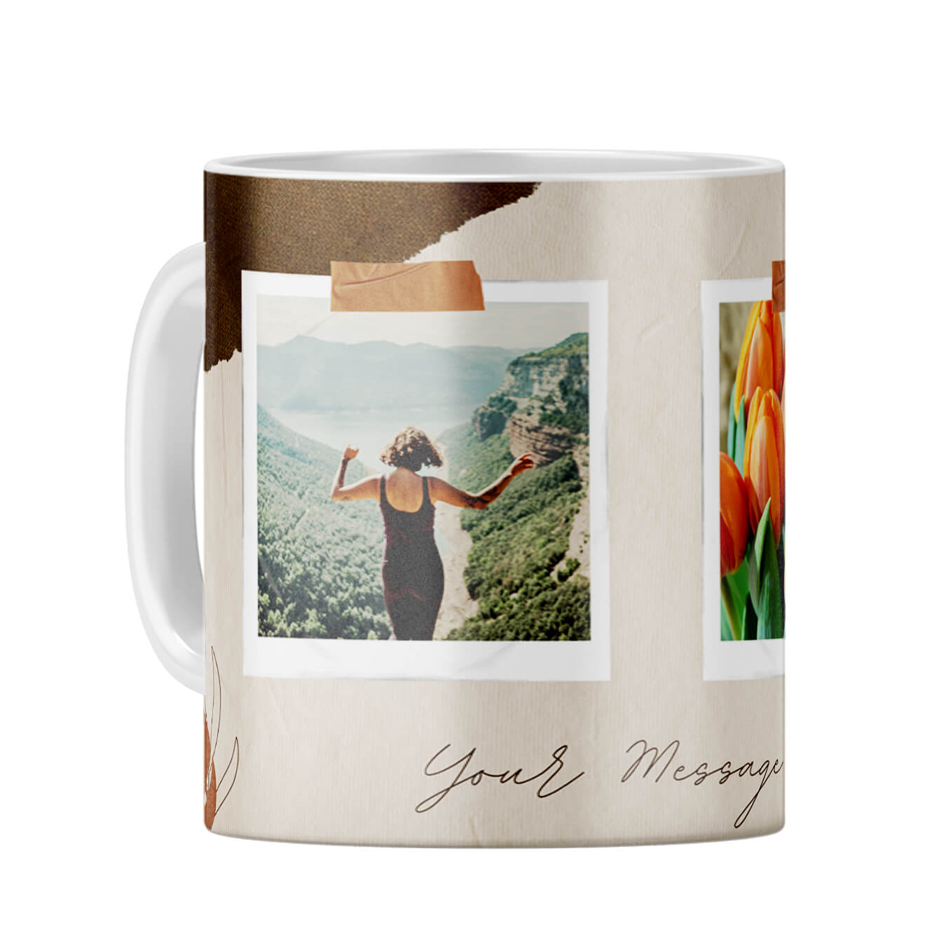 Two Photos Coffee Mug White