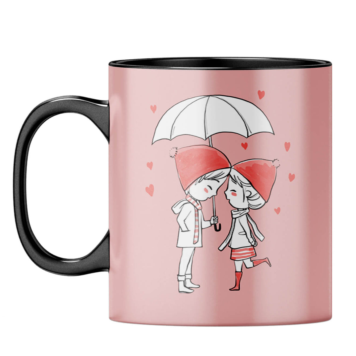 U and Me Coffee Mug Black