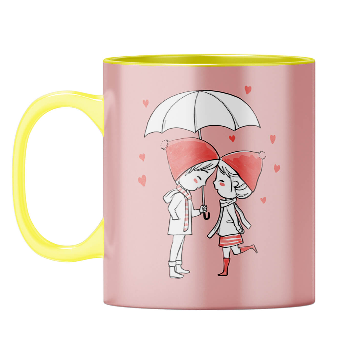 U and Me Coffee Mug Yellow